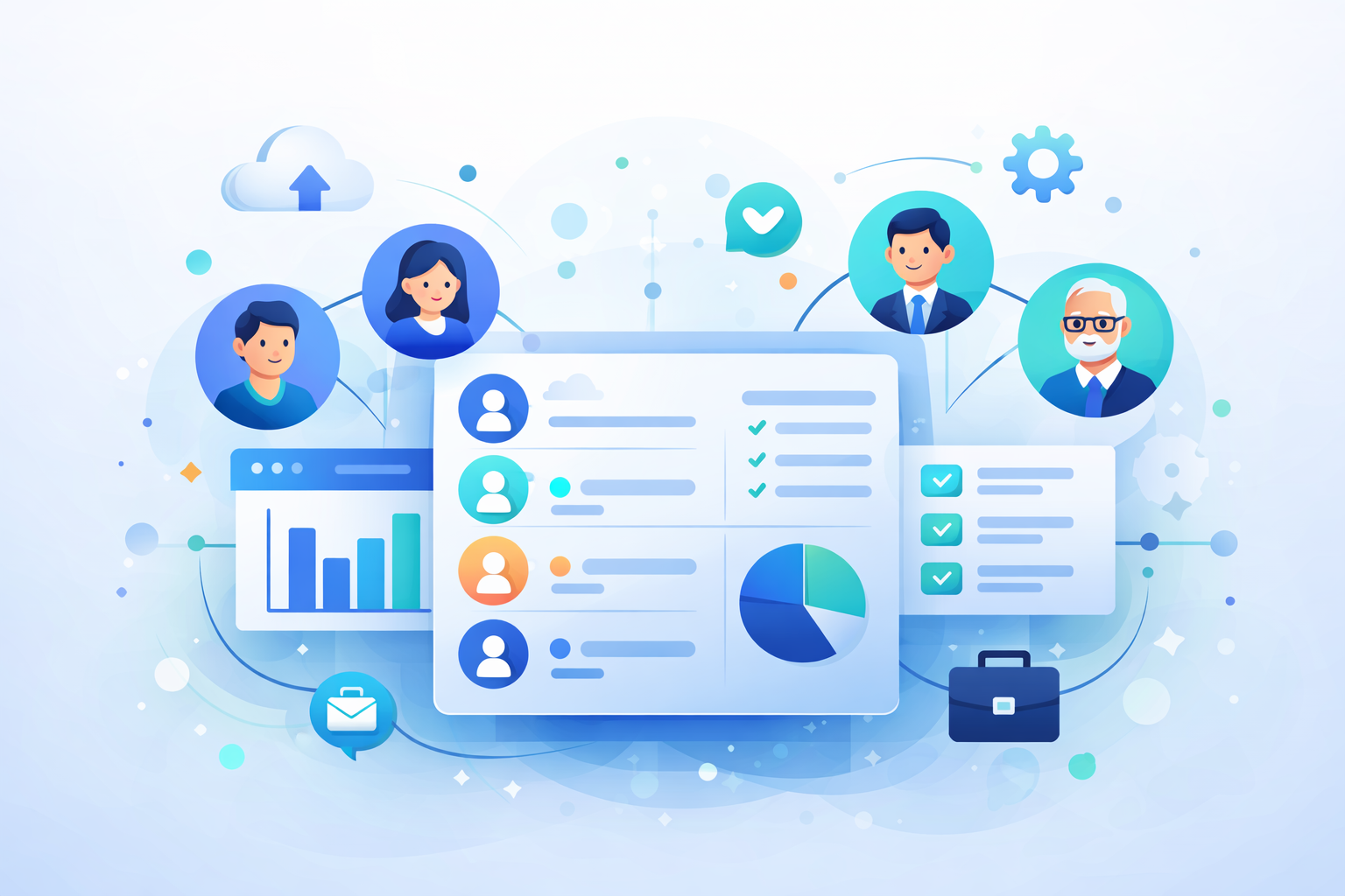 Ihr Ansprechpartner zum Verwalten Ihrer Mitarbeiter und vieles mehr